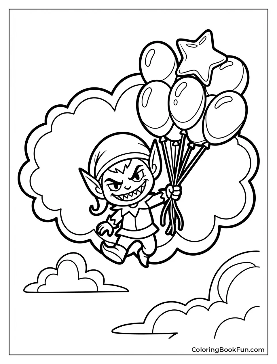 Labubu Floats with Balloons