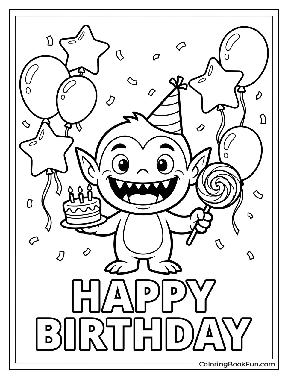 Labubu Party with Cake