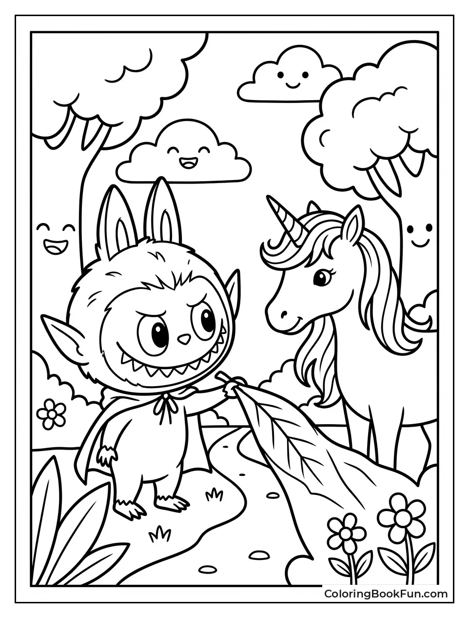 Labubu Finds Dreamy Unicorn