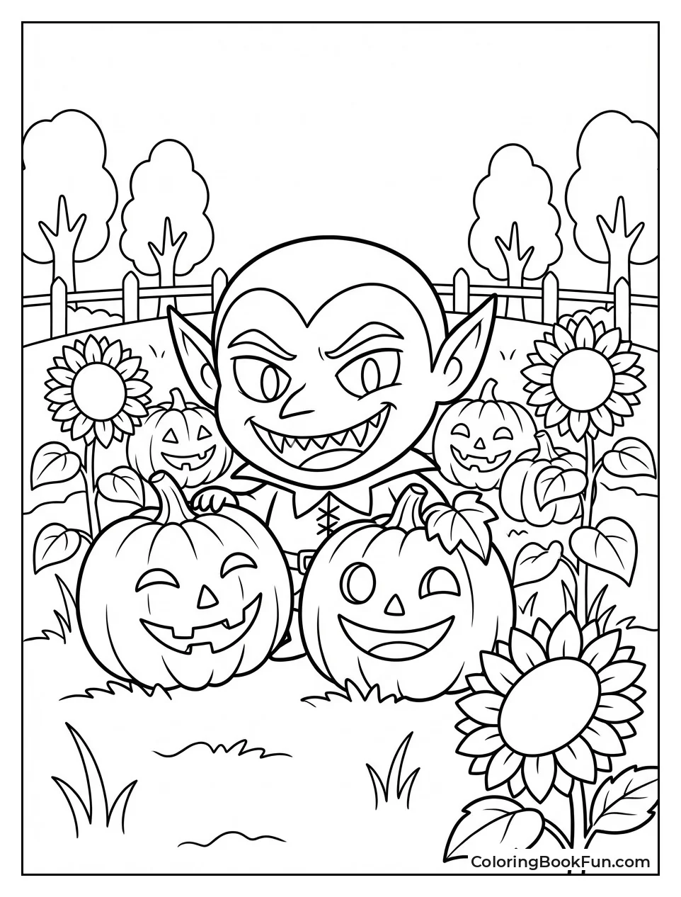 Labubu Picks Fall Pumpkins