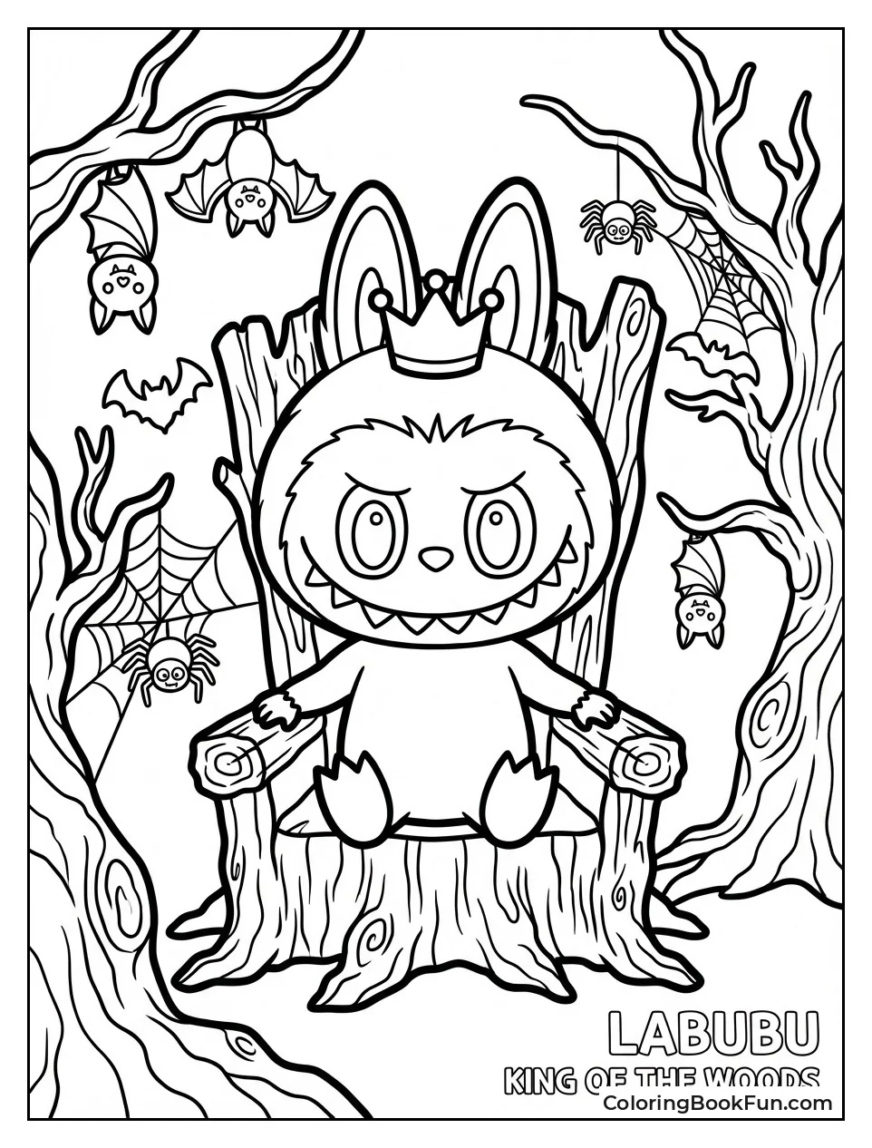 Spooky Forest King Labubu