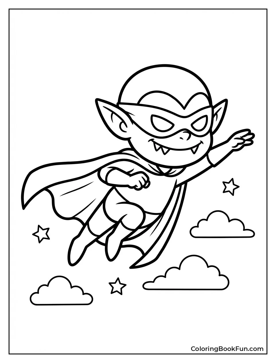 Superhero Labubu Flies High