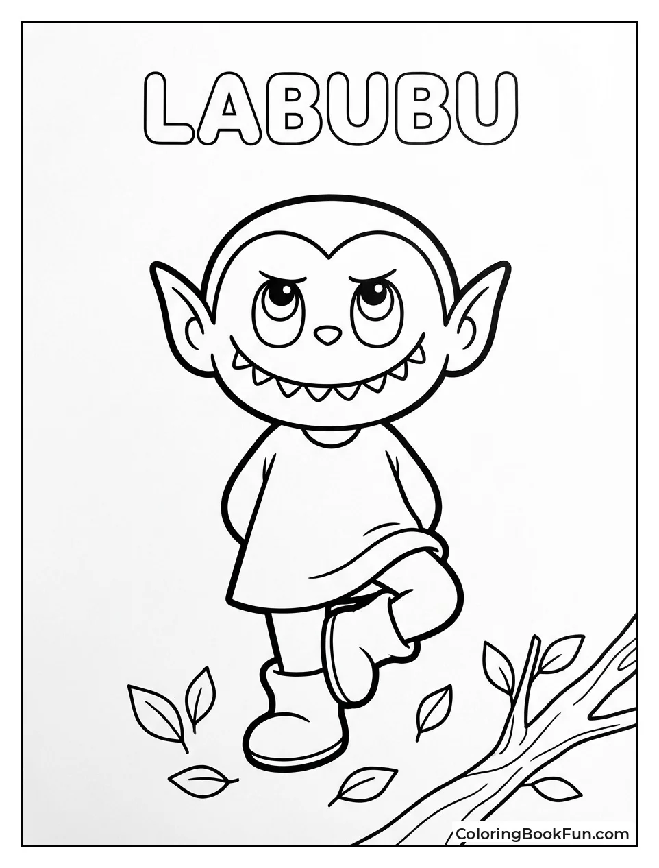 Labubu Balances Yoga Pose