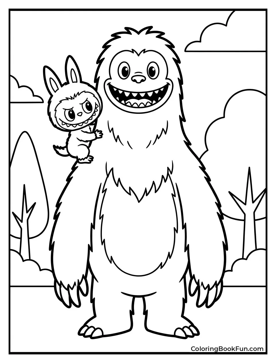 Zimomo Carries Tiny Labubu