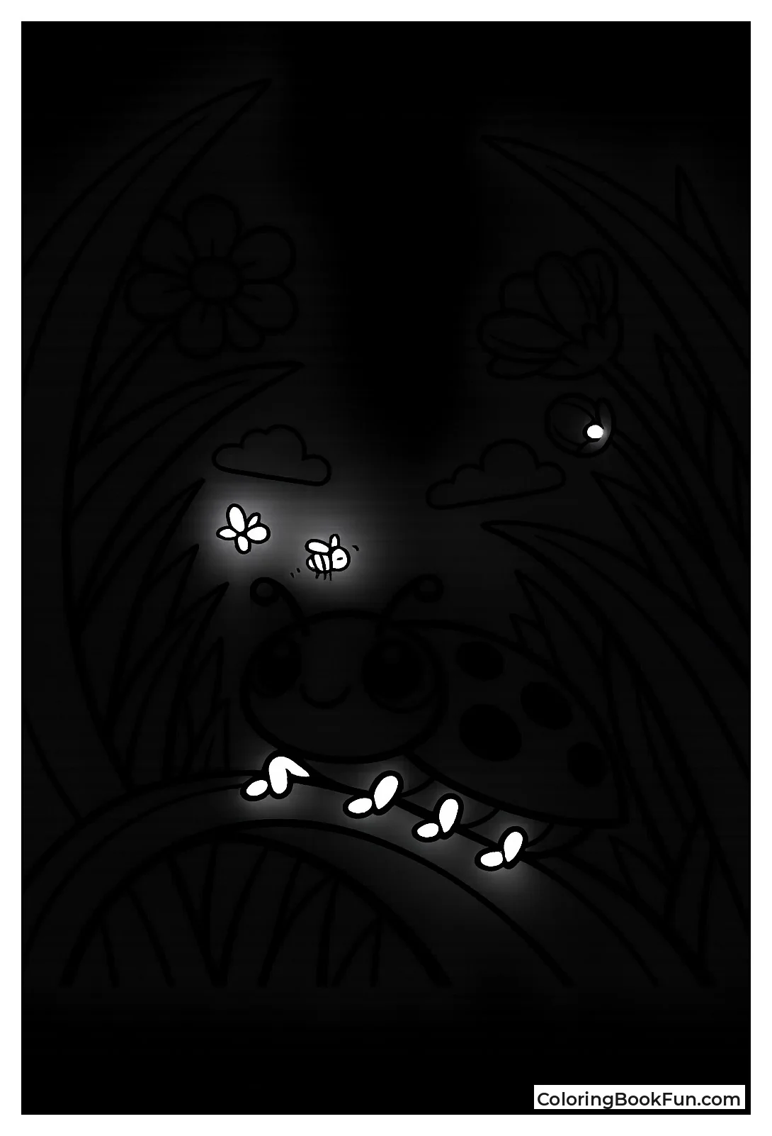 Ladybug through Tall Grass