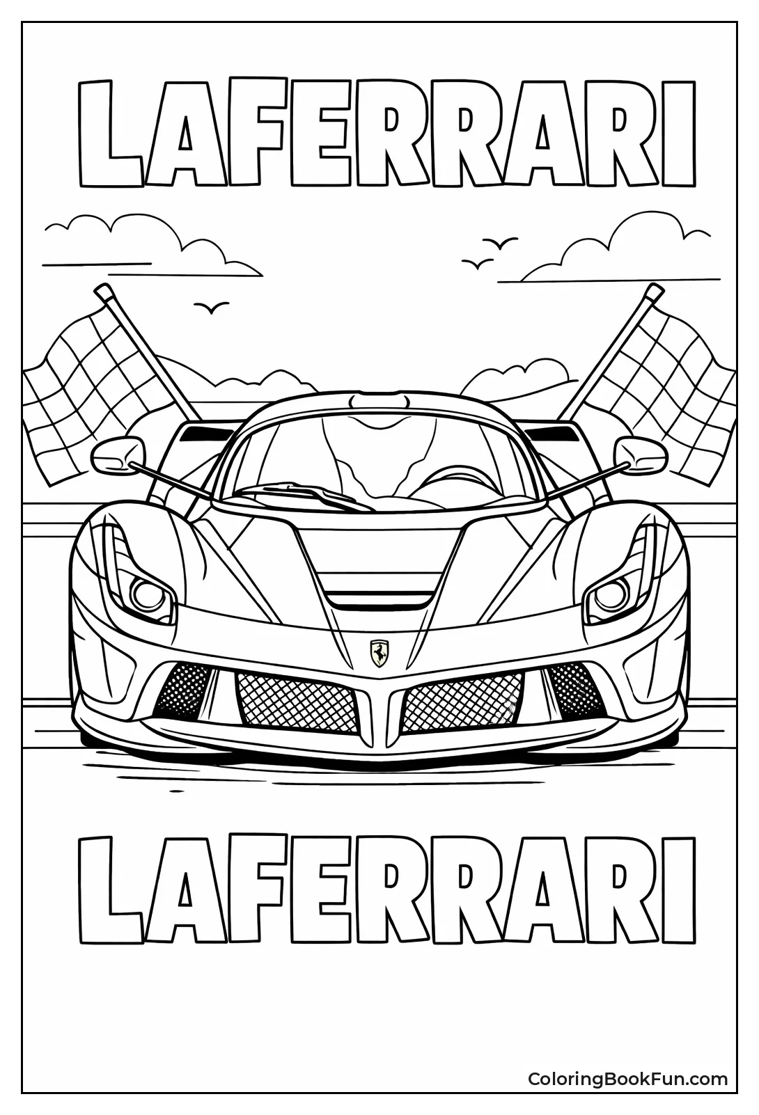 Front View of LaFerrari