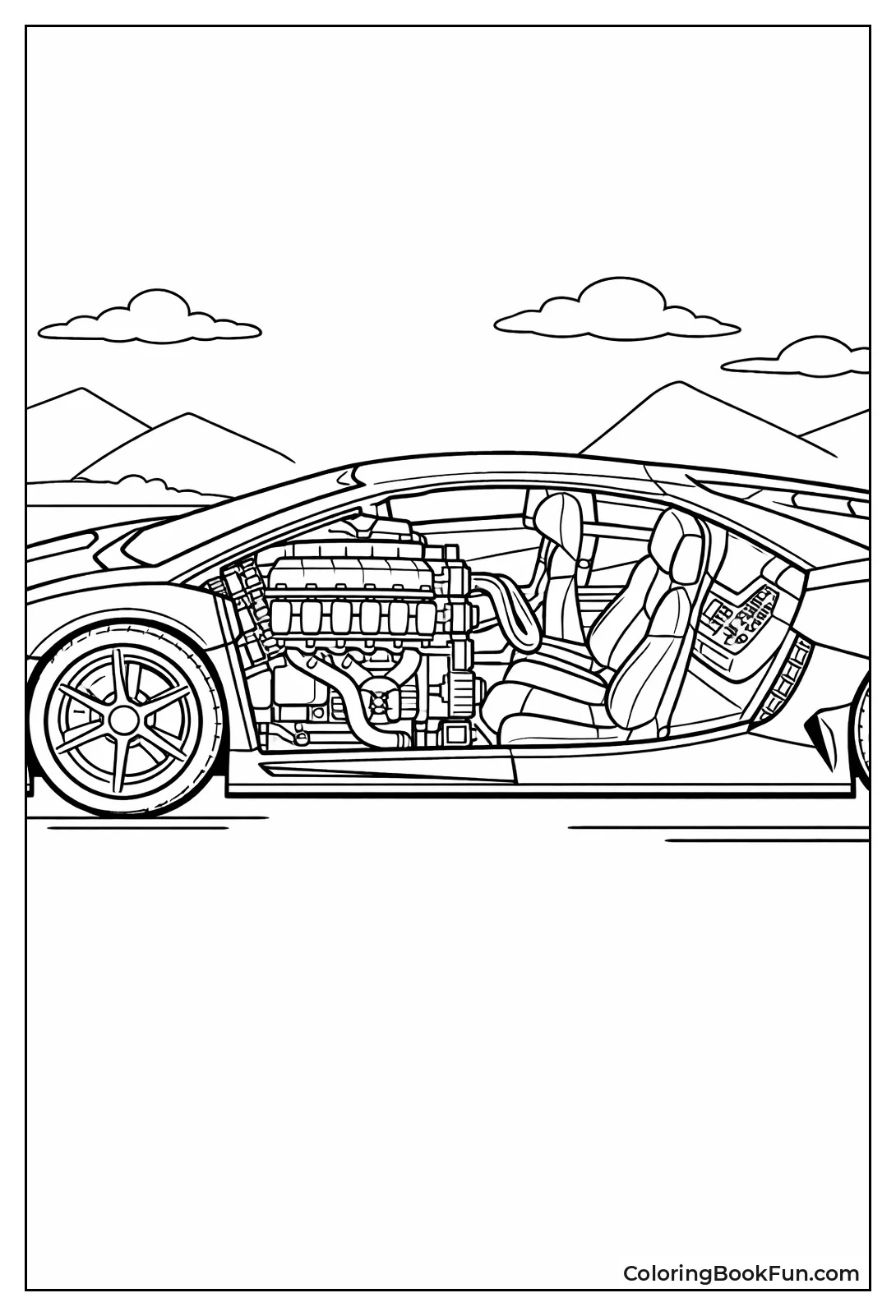 Aventador Engine Cutaway View