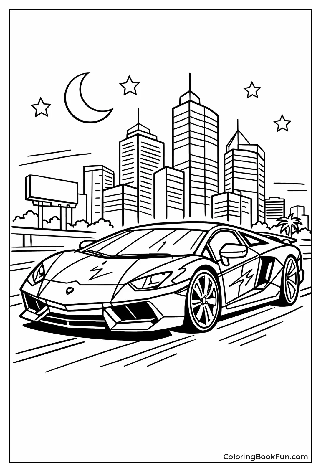 Night Cruise through City