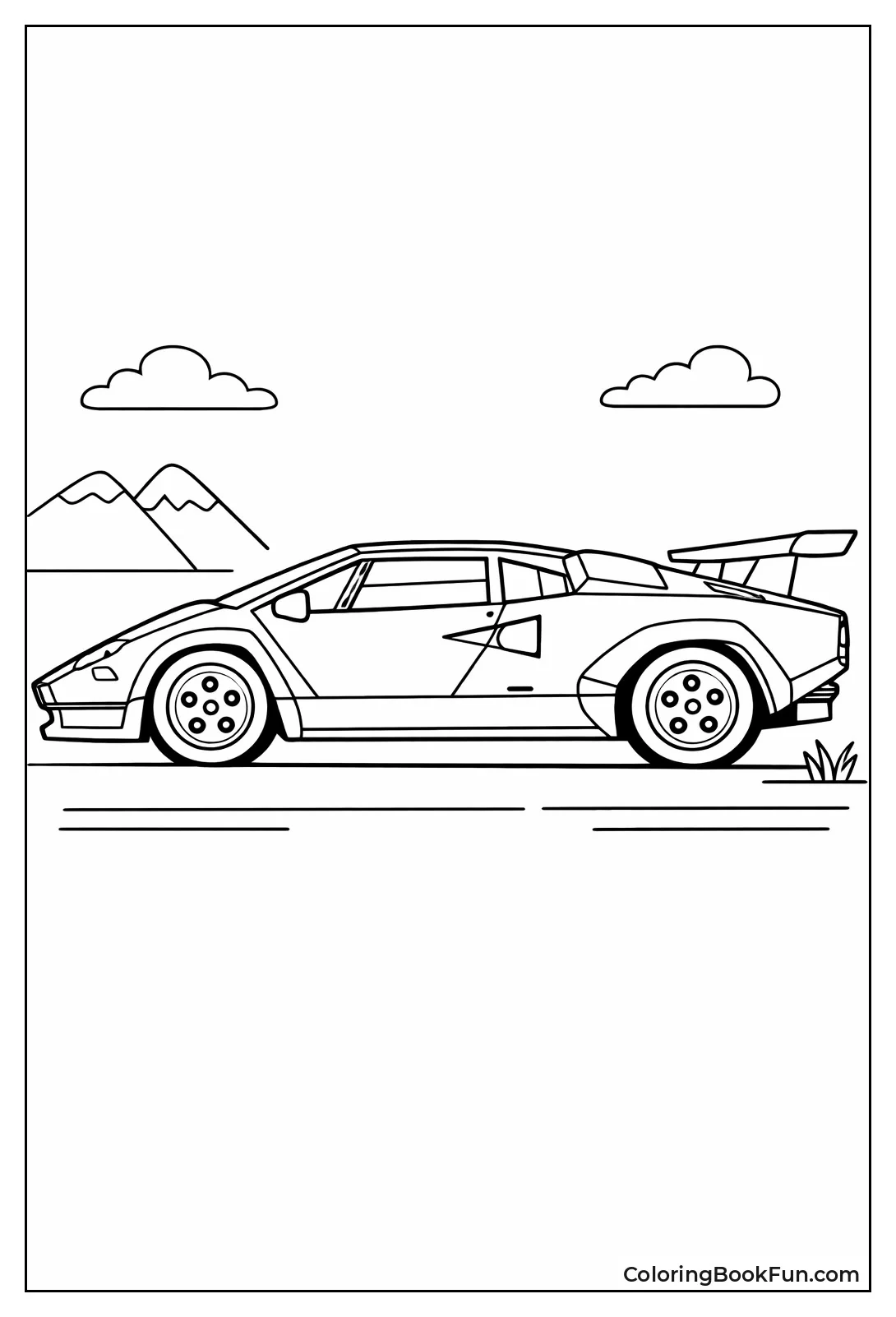 Sharp Wedge Countach Side