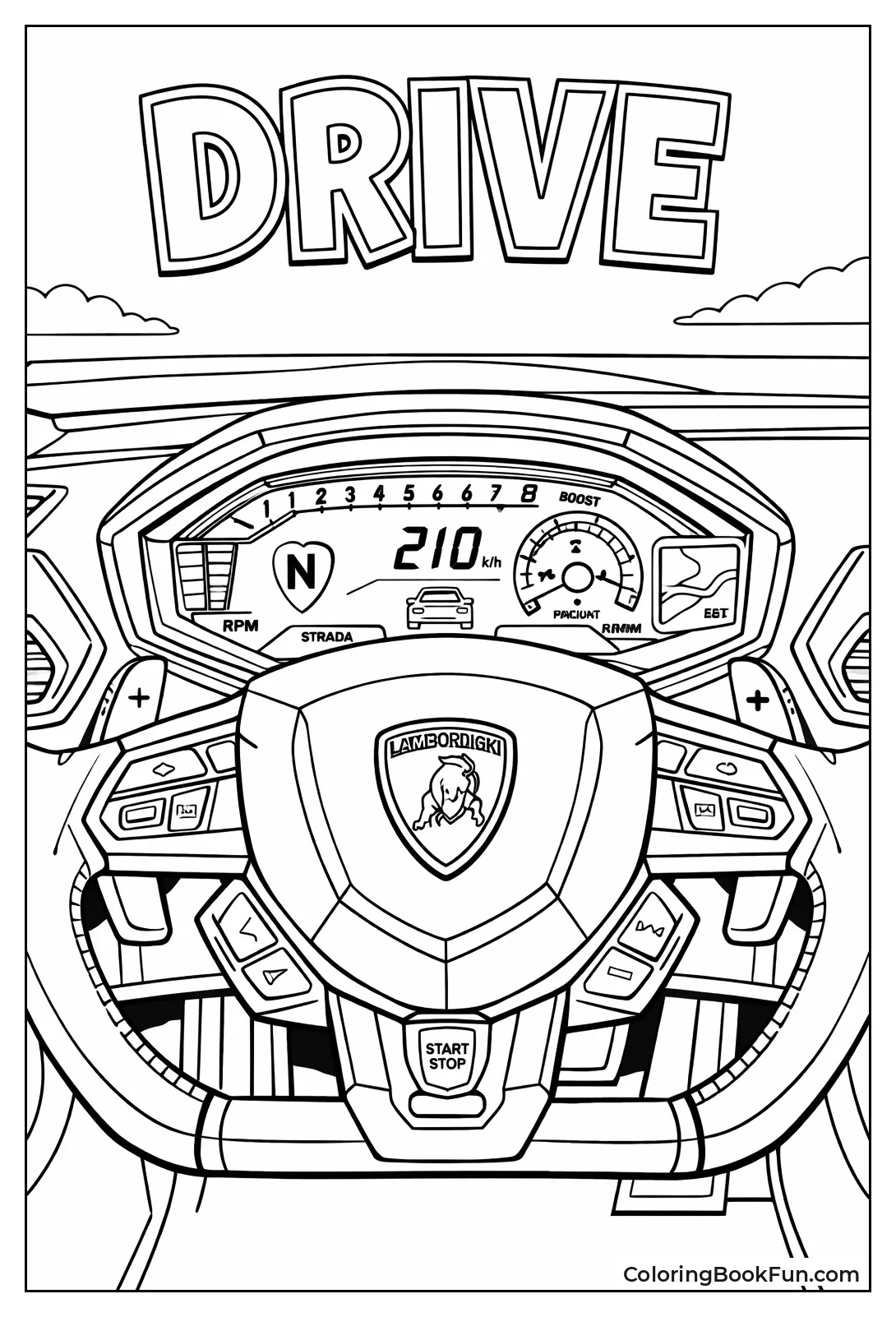 Driver's View of Dashboard