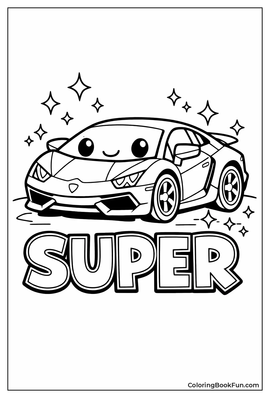 Kawaii Chibi Style Lambo