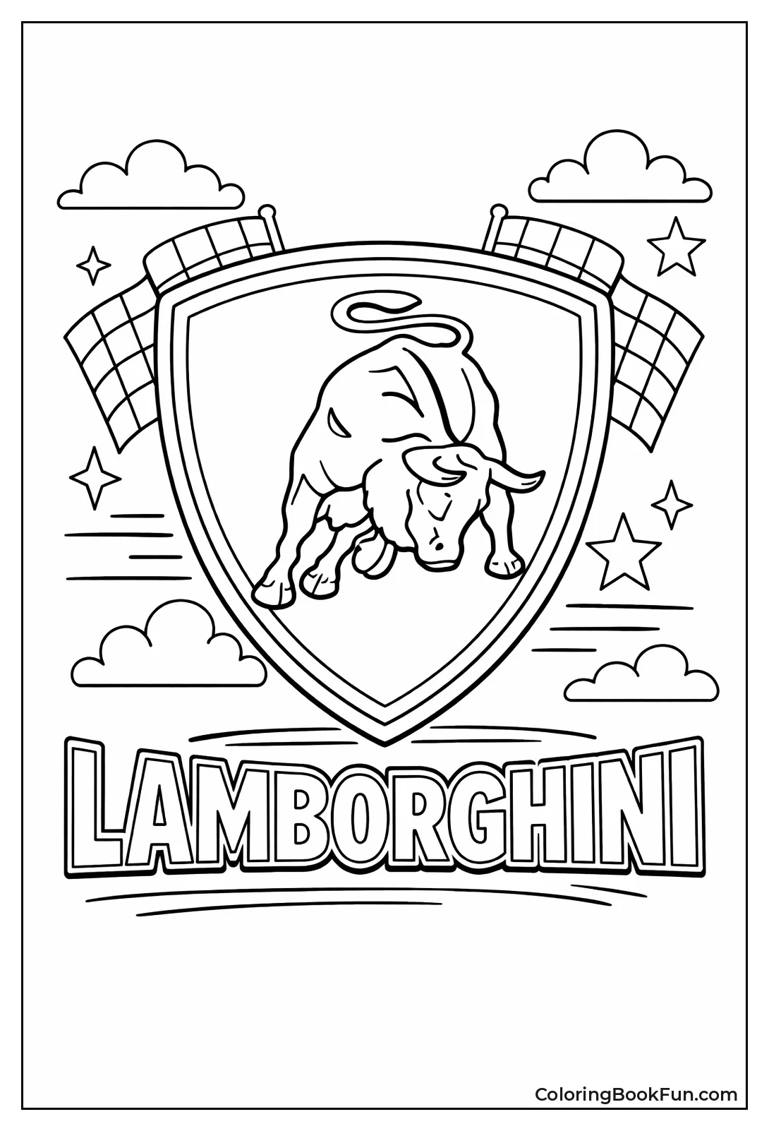 Iconic Lamborghini Bull Logo
