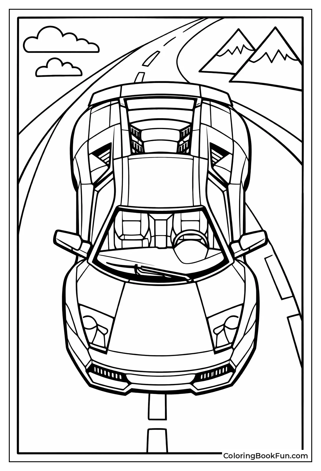 Murcielago Top Down View