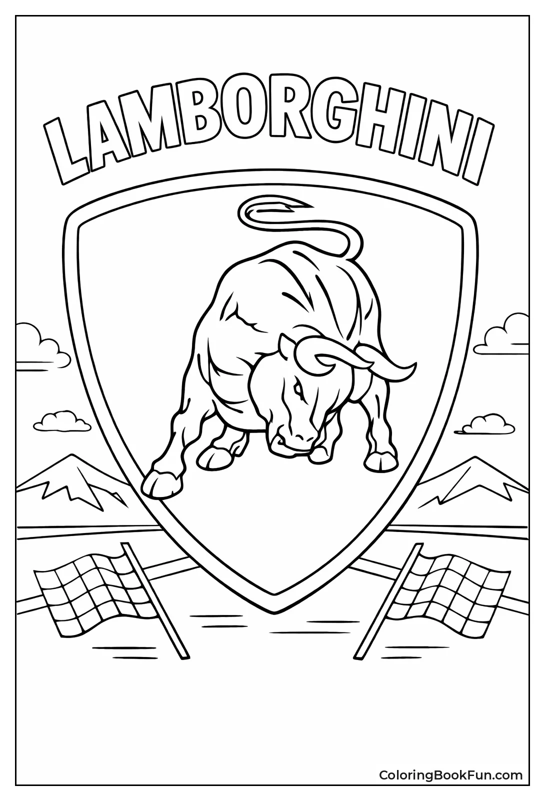 Charging Bull Lamborghini Shield