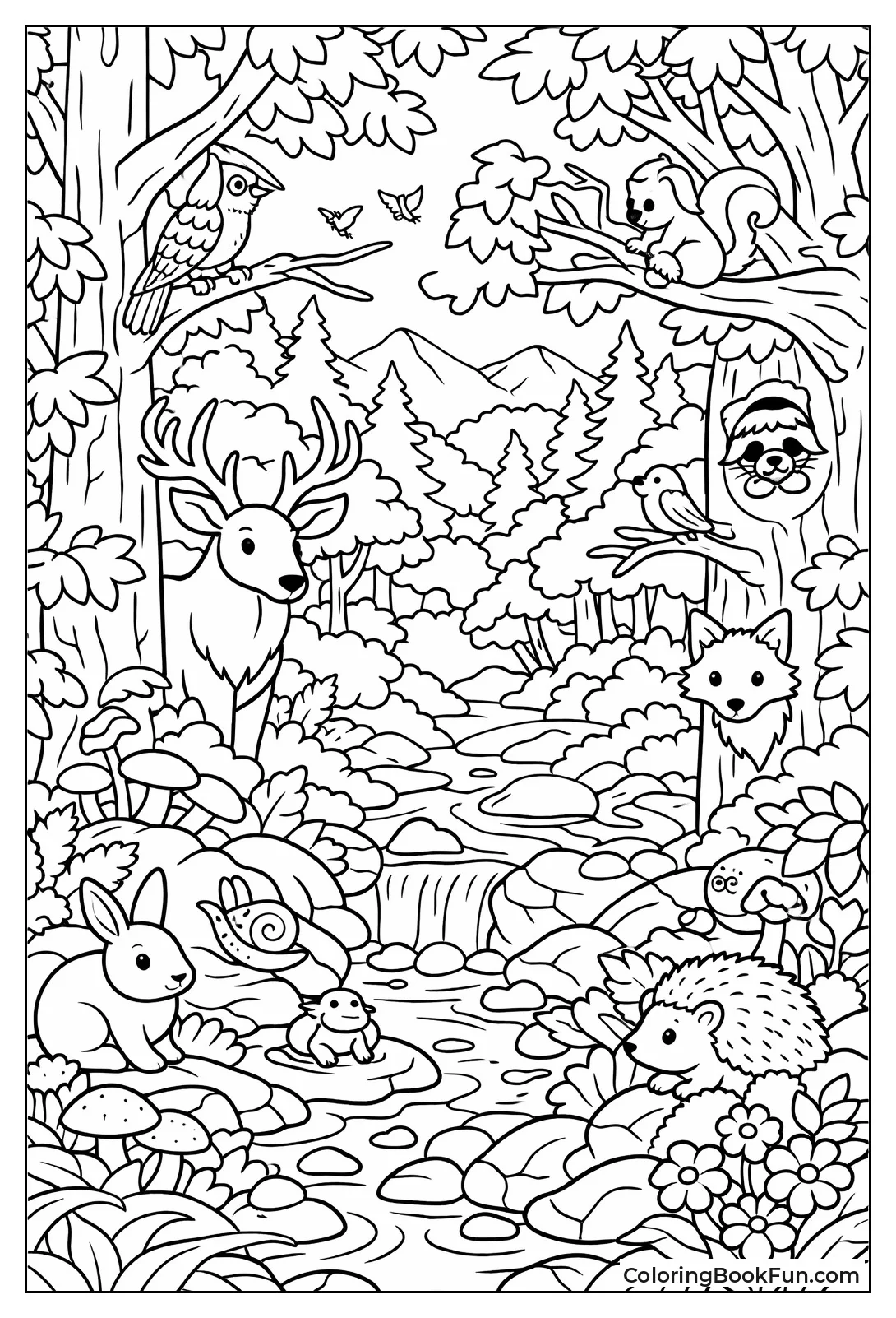 Forest Canopy Hides Little Animals