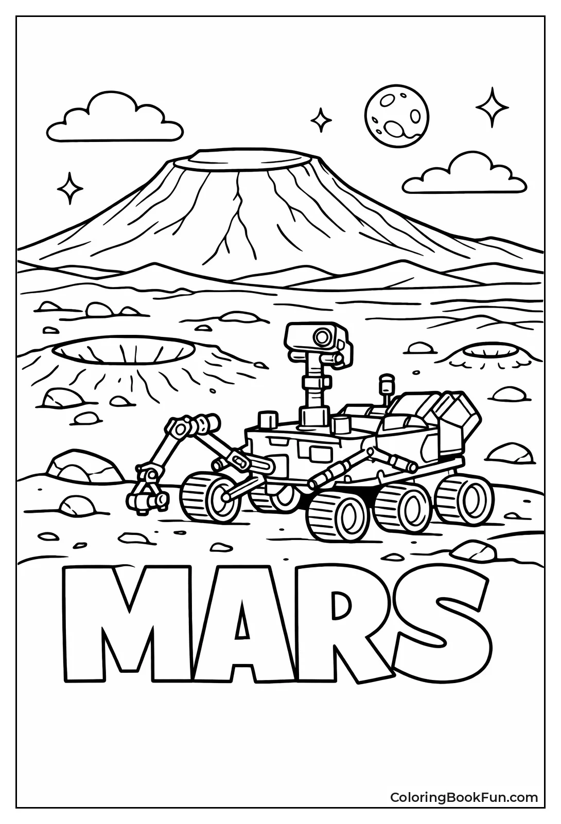 Rover Explores Red Mars Volcano