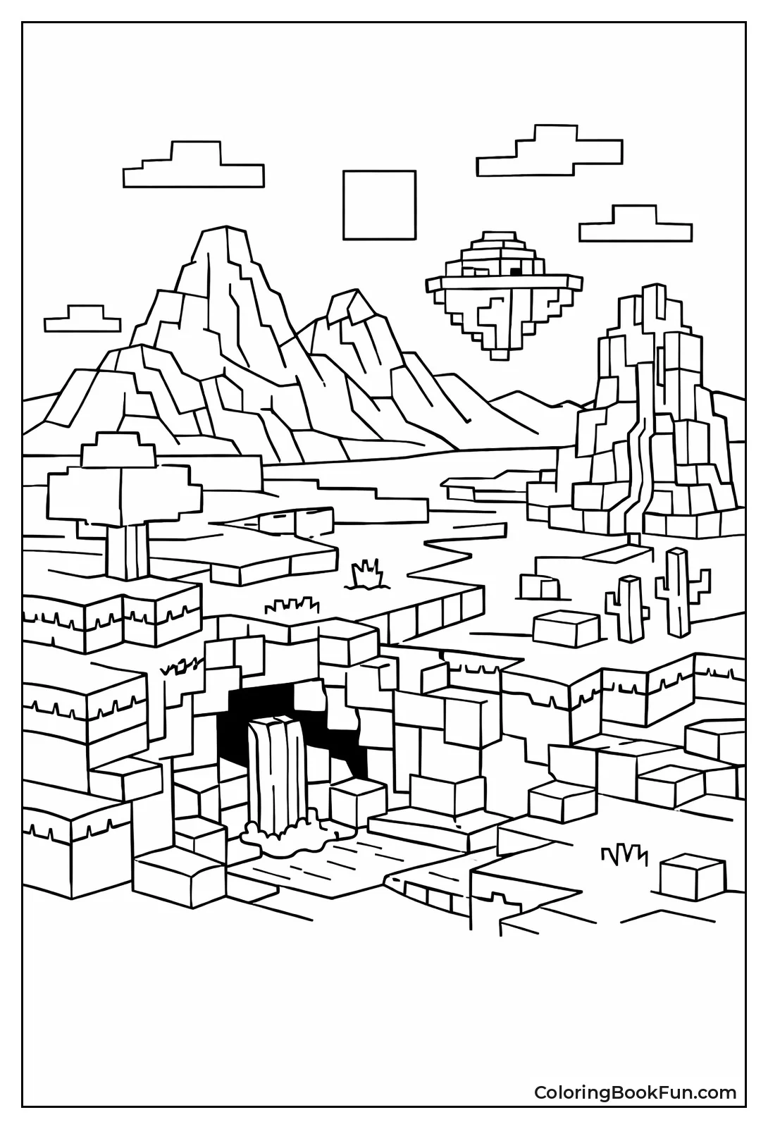 Blocky Caves and Plains