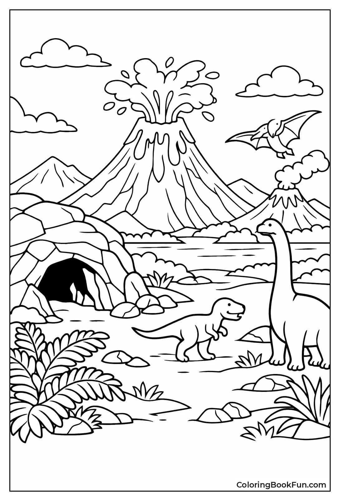 Ferns near Ancient Caves