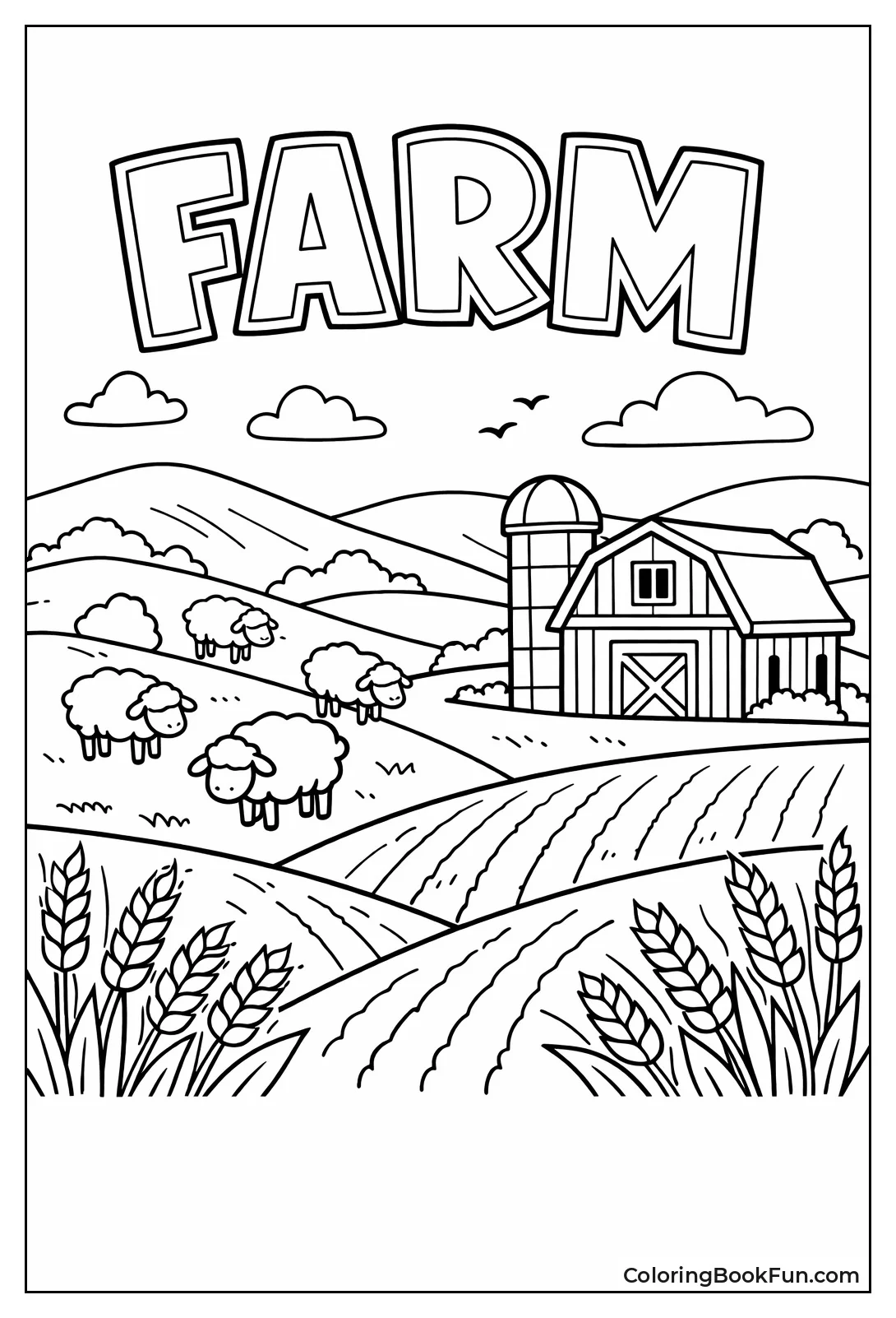 Sheep Graze Golden Hill Farms