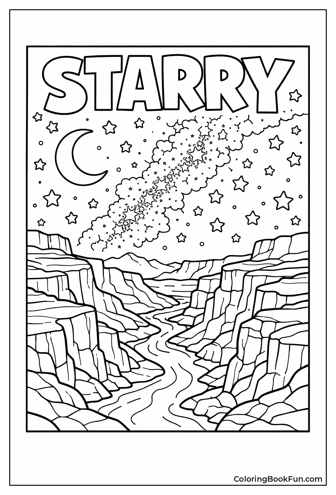 Canyon Glows with Milky Way