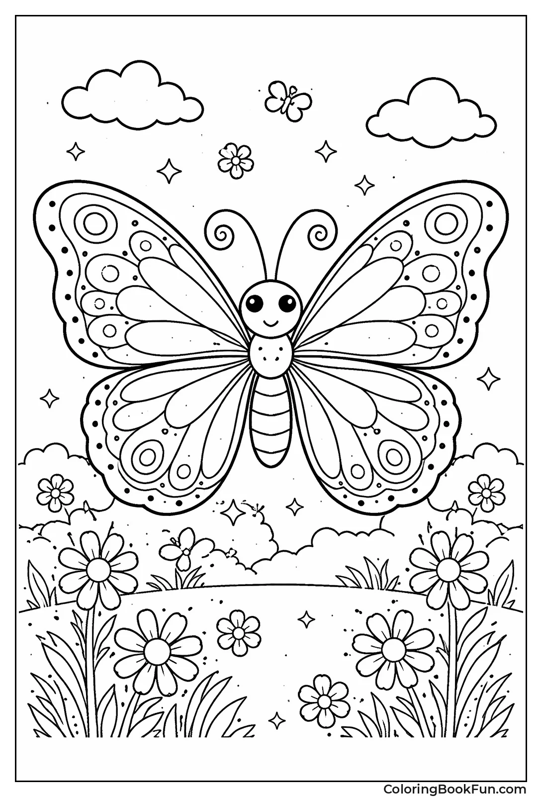 Large Page Butterfly