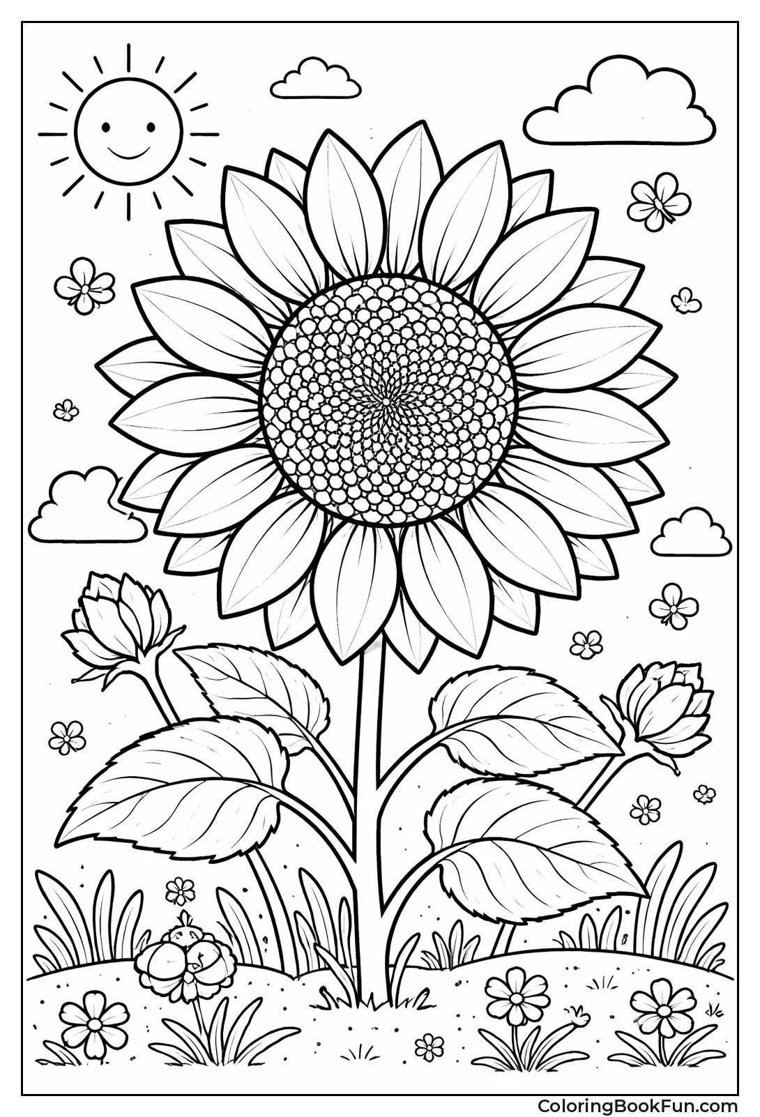 Oversized Large Sunflower