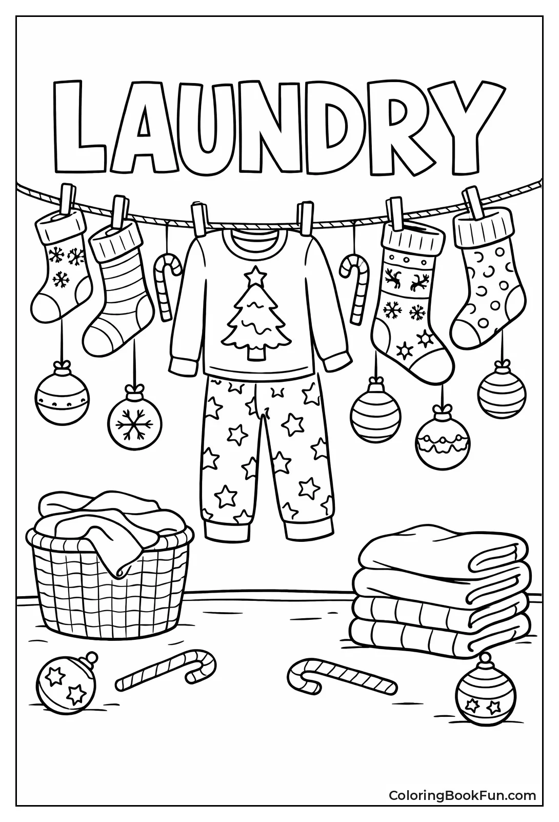 Holiday Socks Dry with Candy