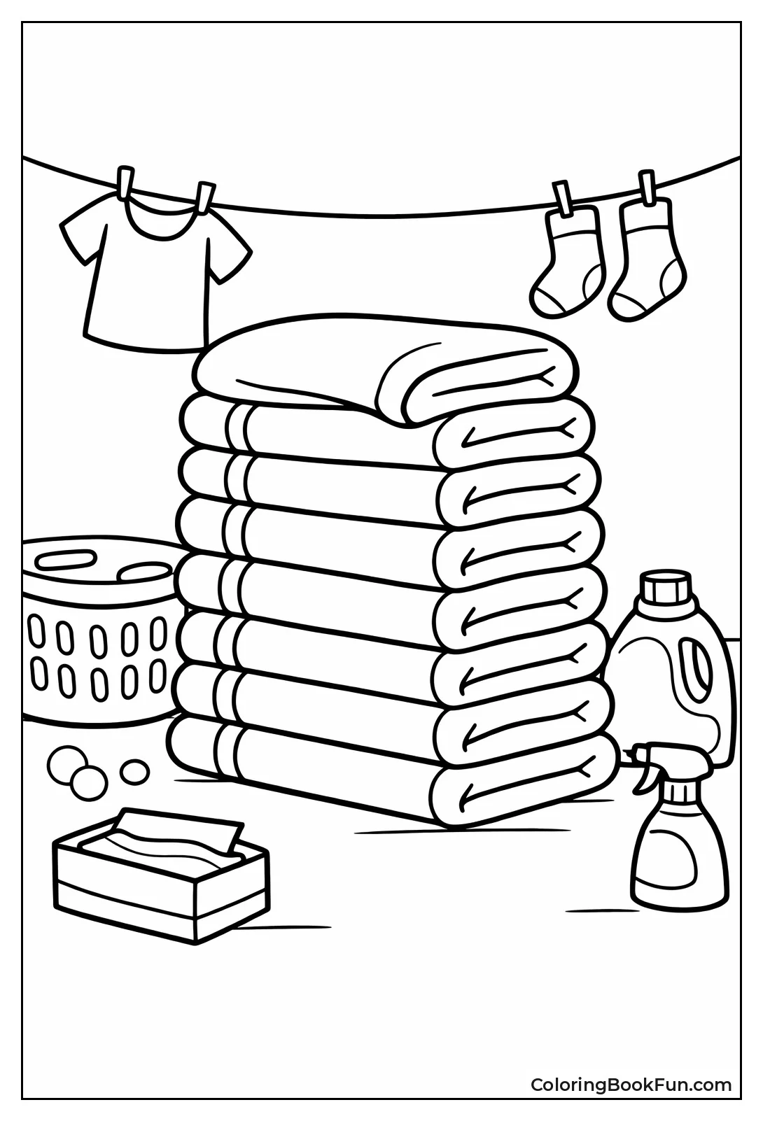 Tower of Fluffy Towels