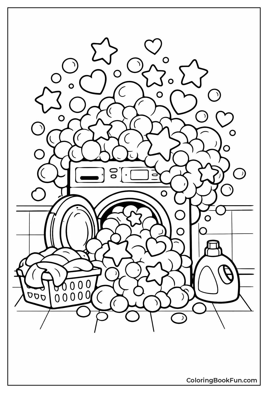 Bubbles Form Stars and Hearts