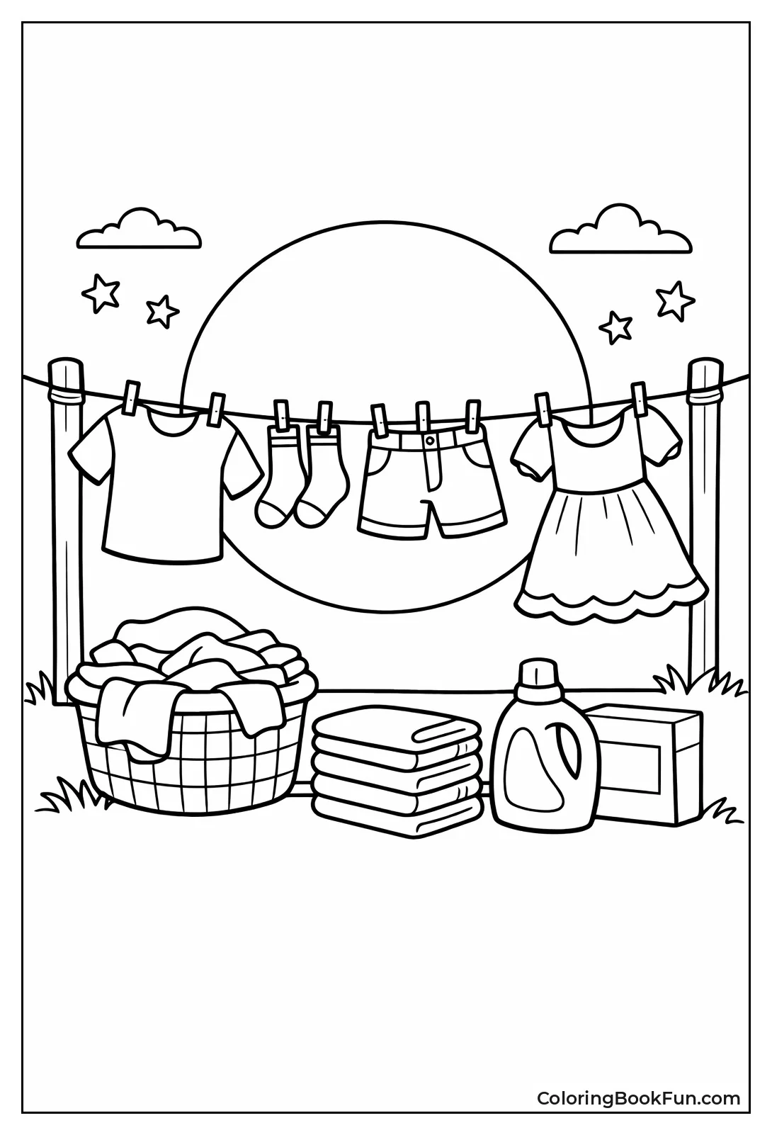 Nighttime Clothesline