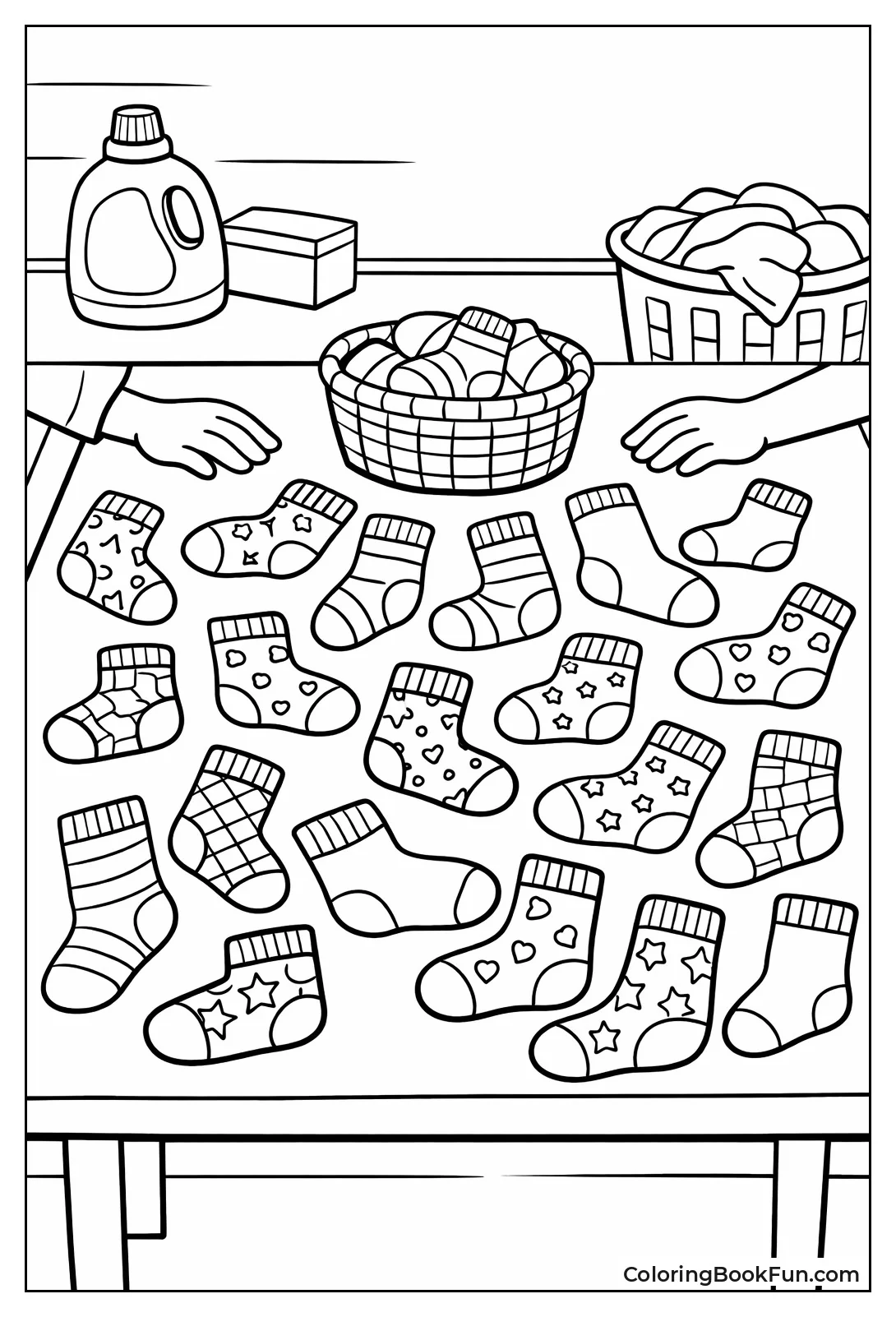 Socks Wait for Matching Game