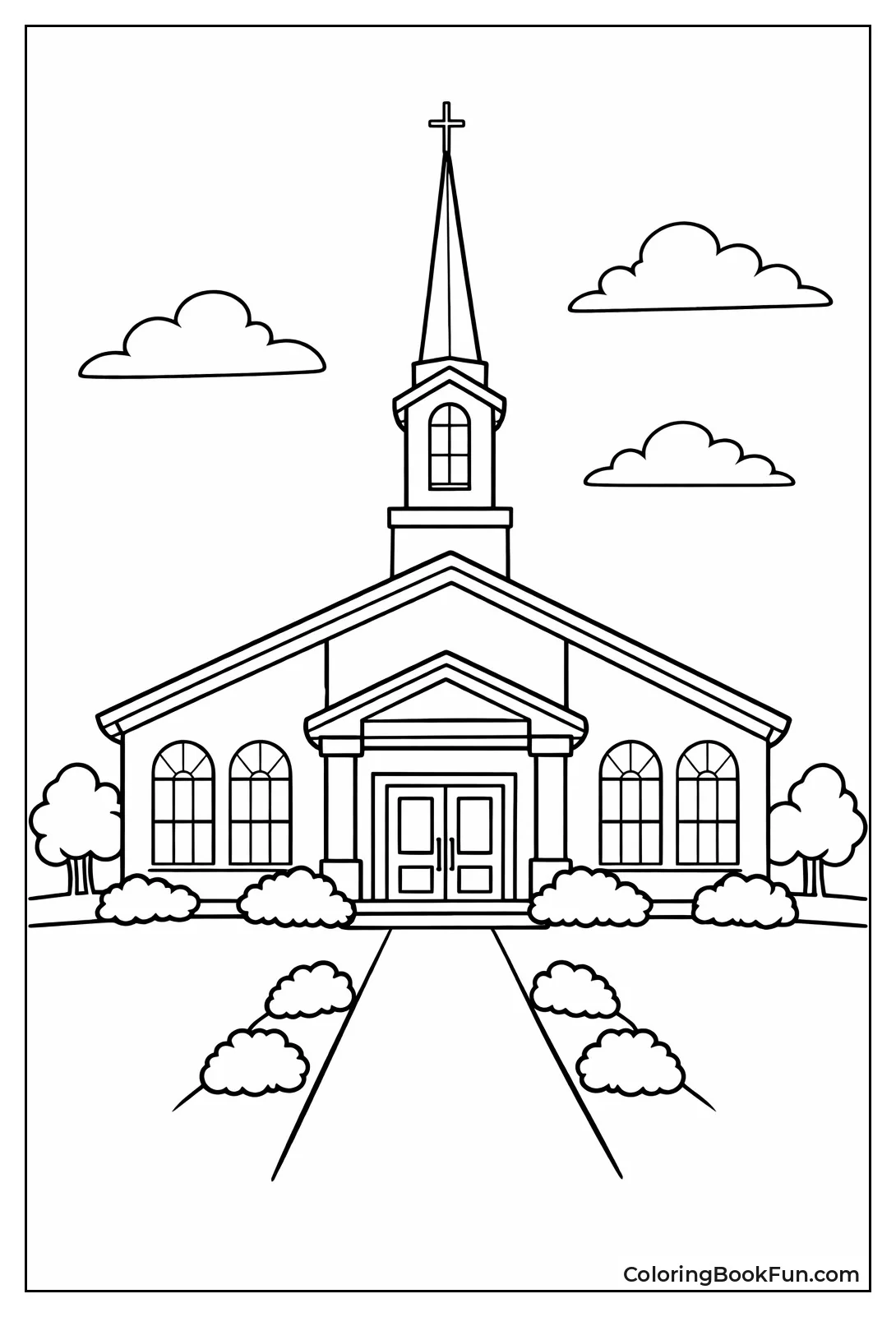 LDS Meetinghouse Entrance