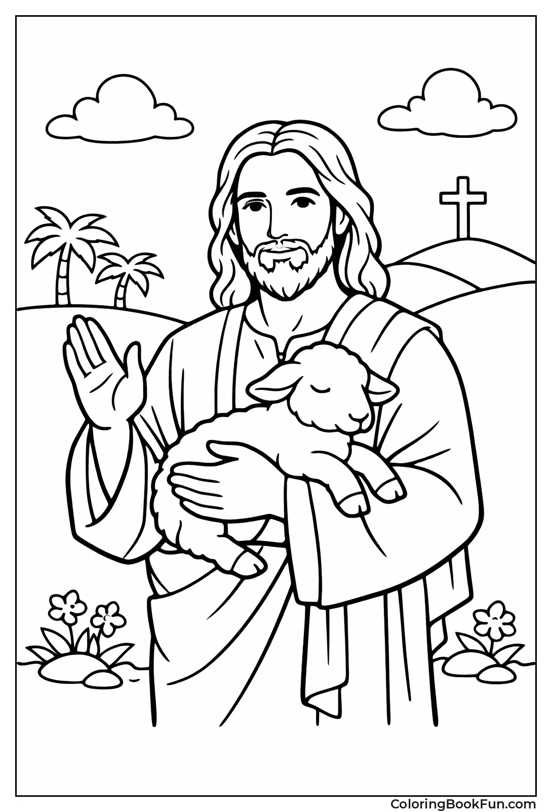 Reverent LDS Portrait of Jesus