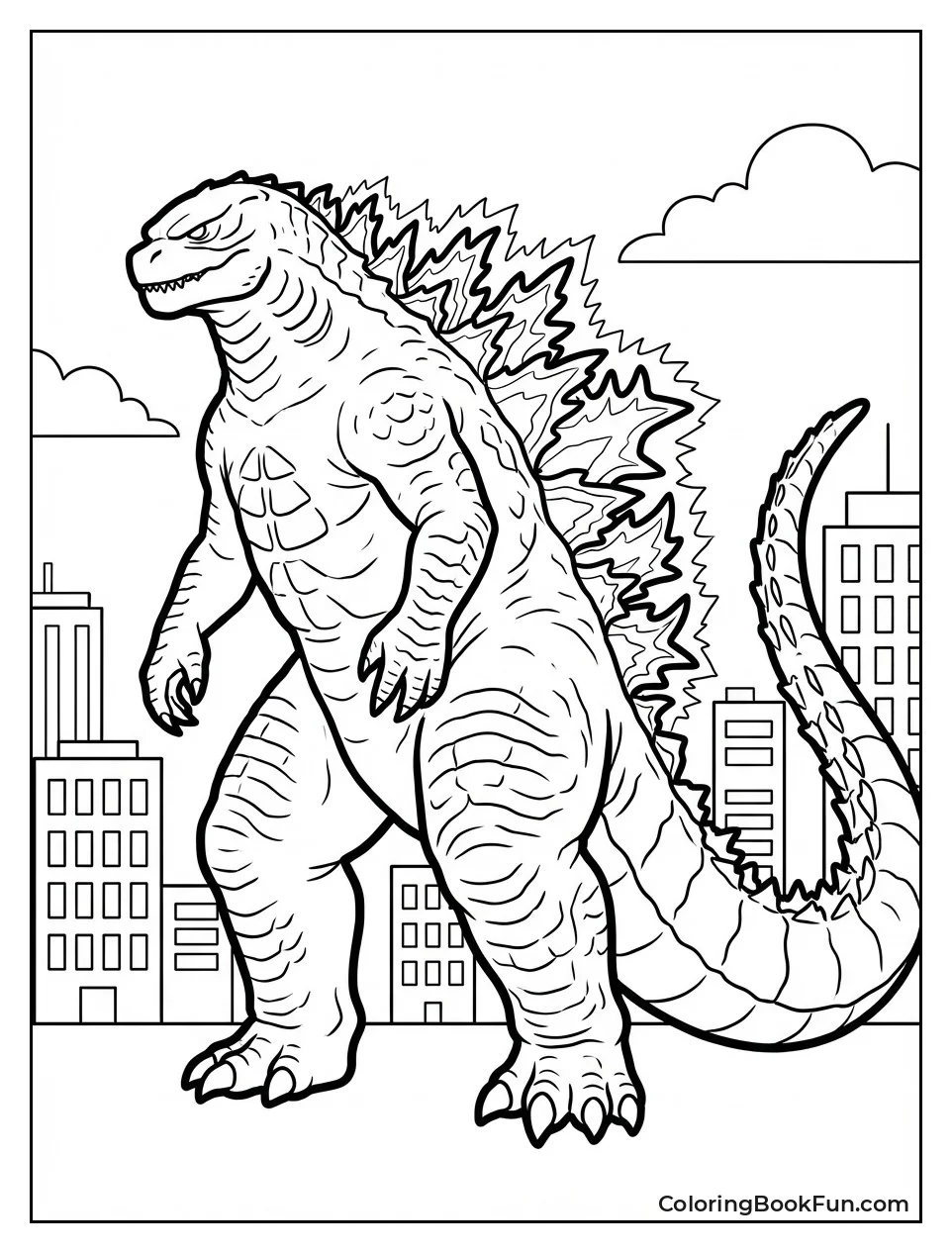 Legendary Godzilla Spines Glow