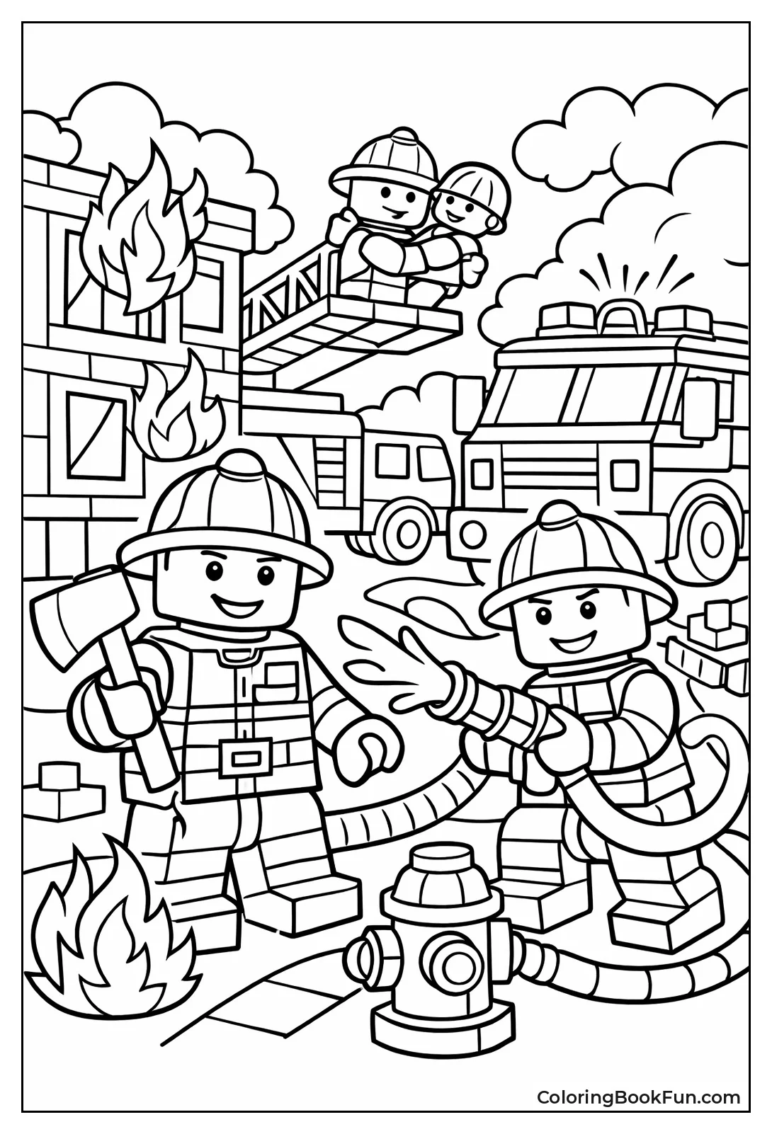 Lego Fireman Minifigures