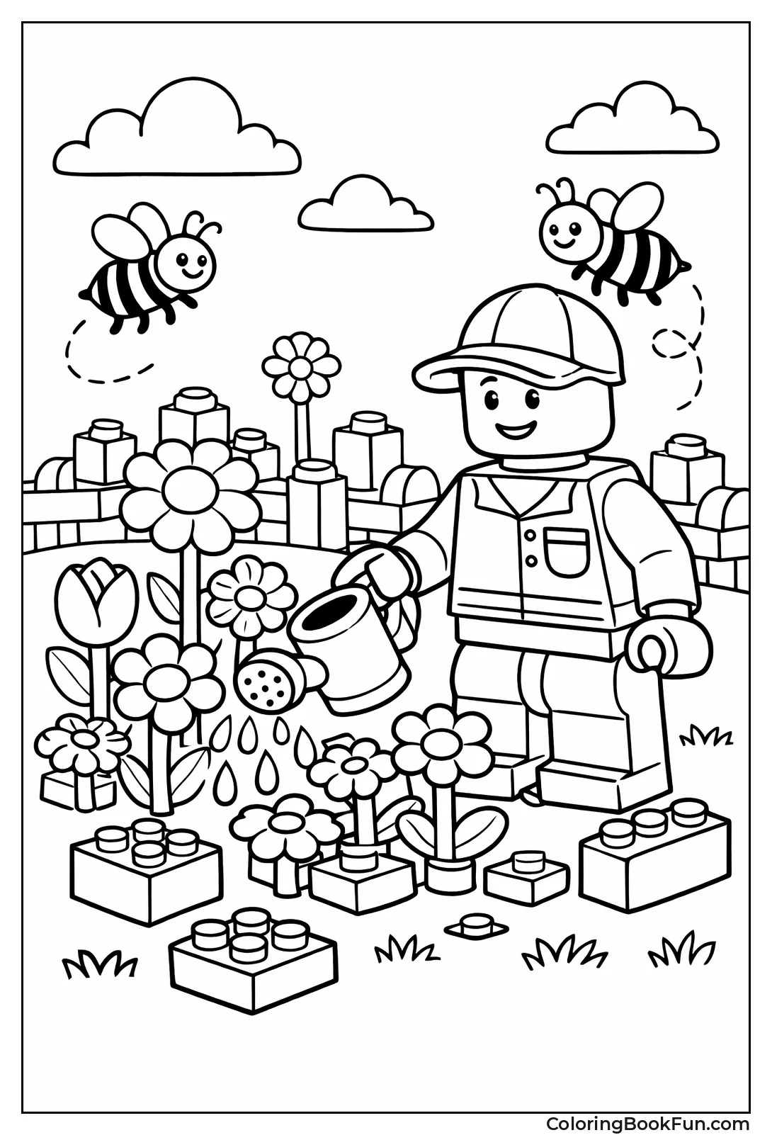 Minifigure Waters Flowers