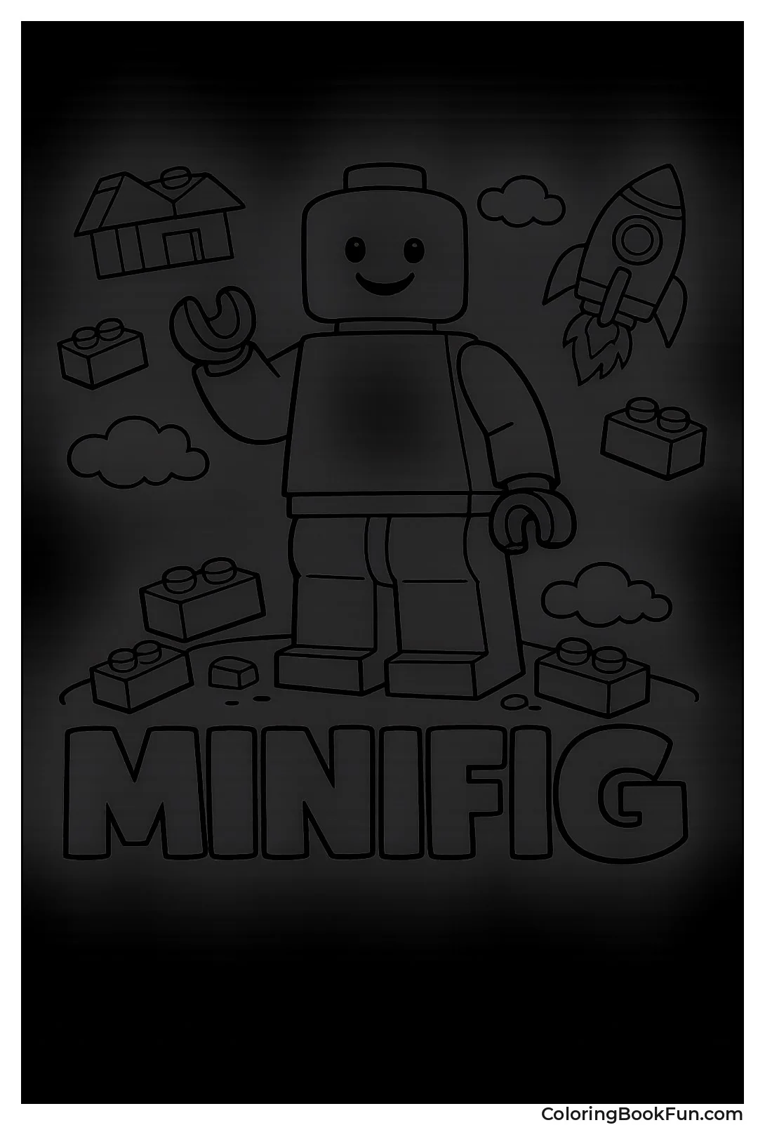 Smiling Waving Minifigure