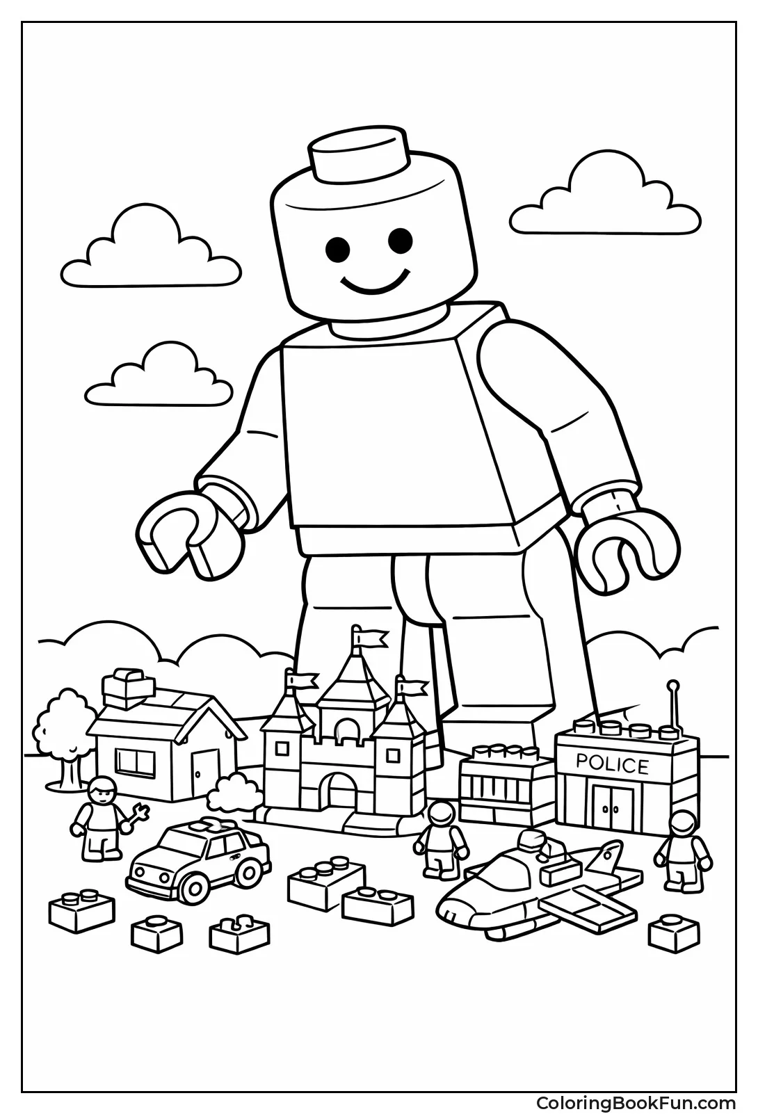 Giant Minifigure Towers Village