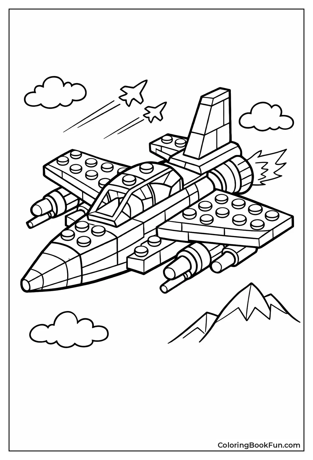 Lego Jet Fighter Blocks