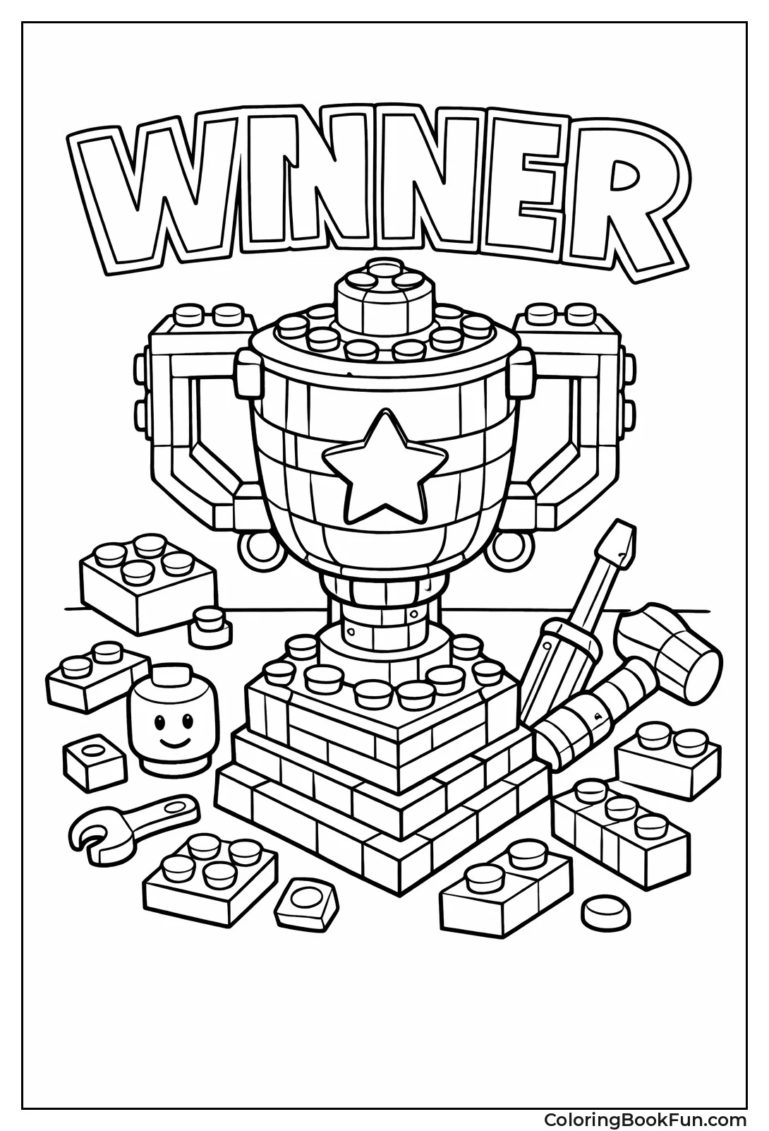 Gold Master Builder Trophy