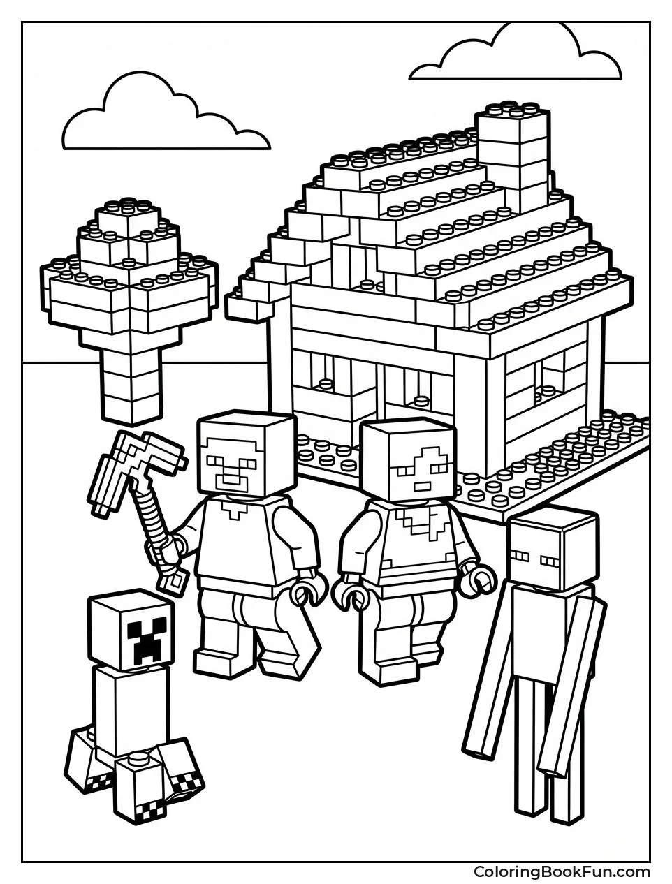 Lego Style Minecraft Fun