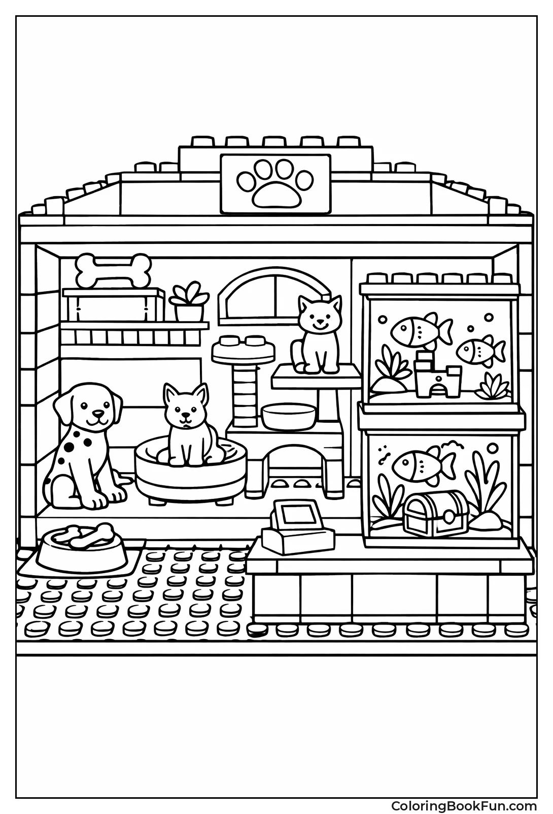 Pet Shop with Animals