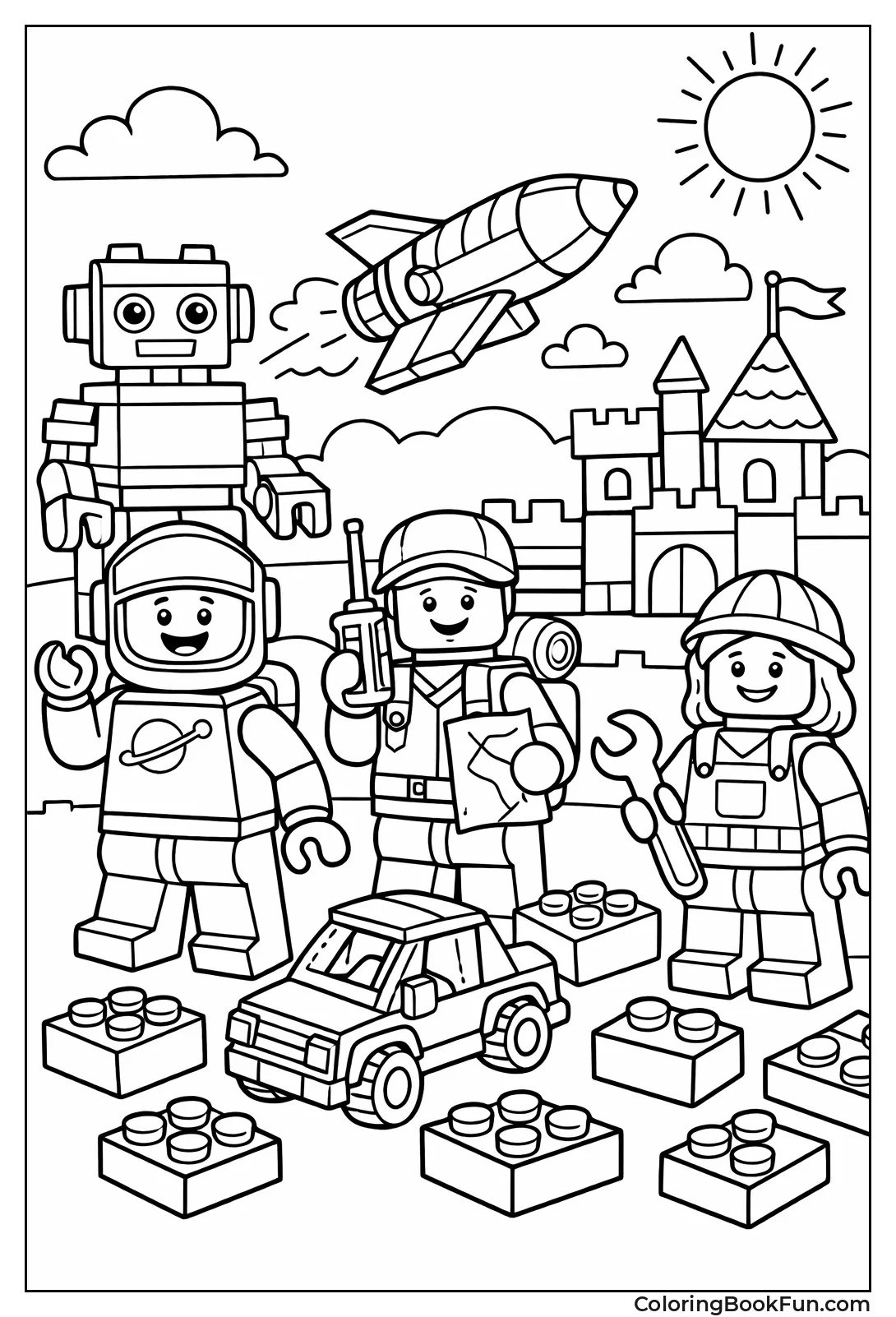 Playful Minifigure Models