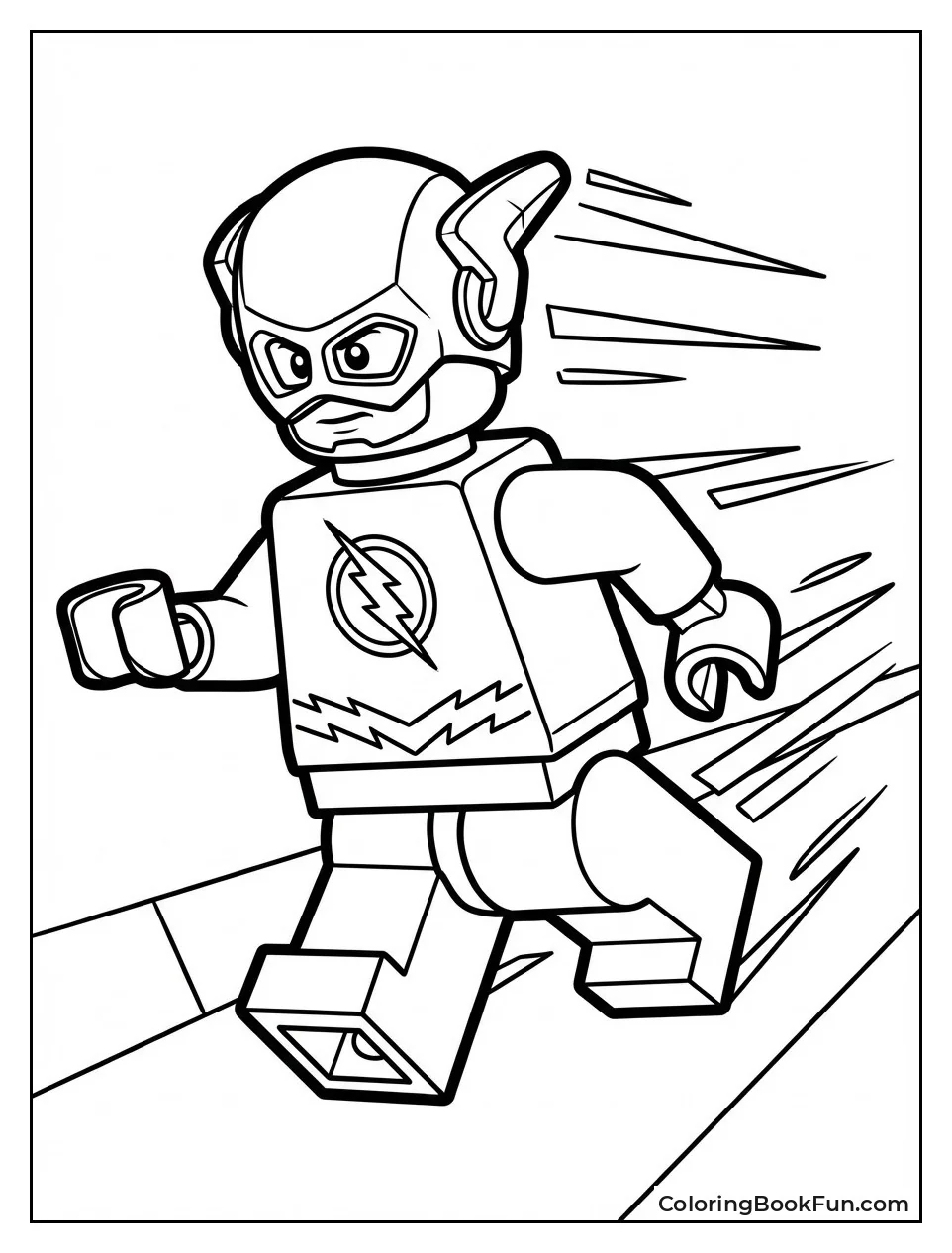 Lego Reverse Flash Speedster Figure