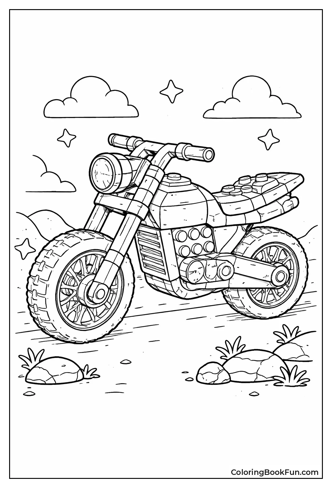 Lego Blocky Studded Bike