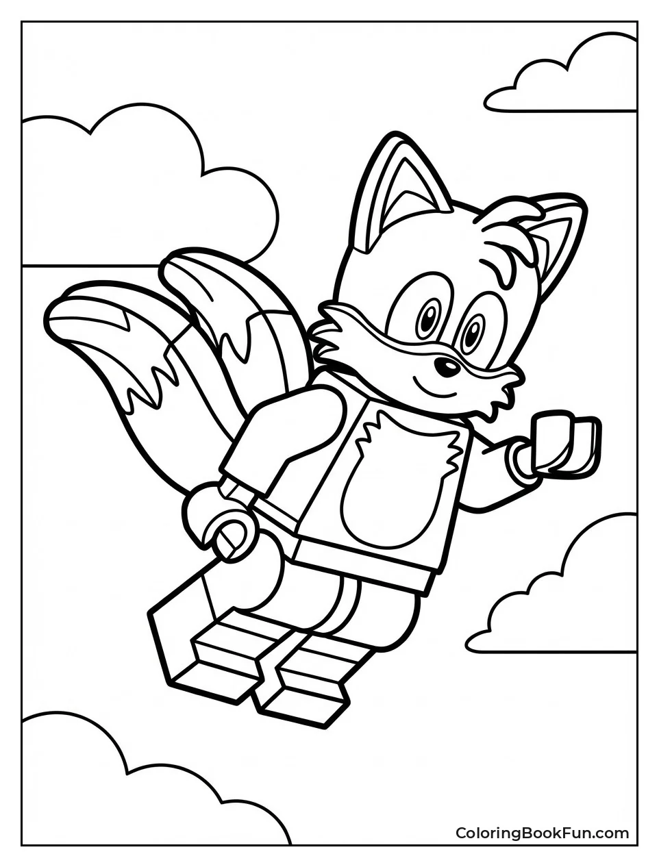Lego Tails Jumps High