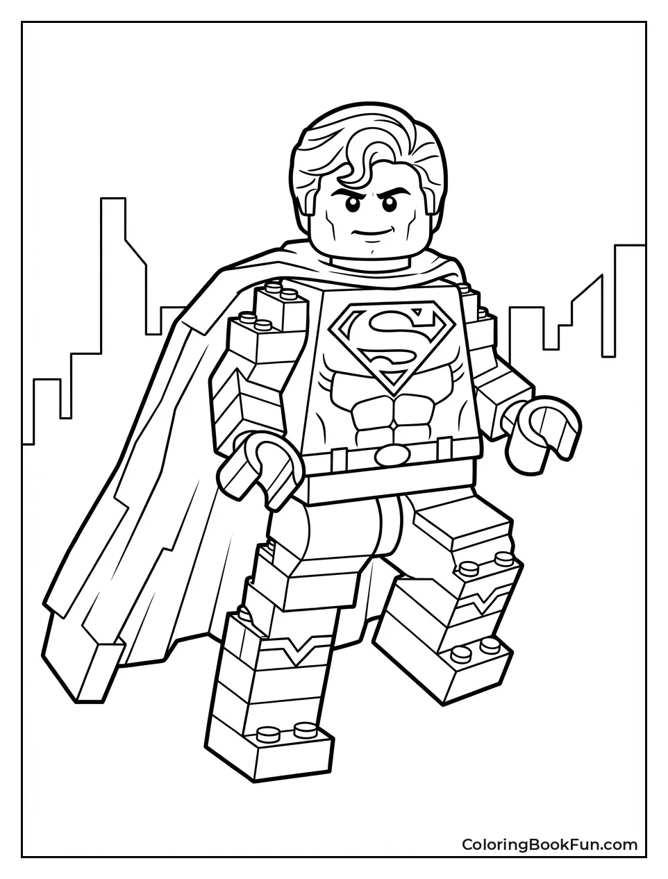 Lego Brick Superman