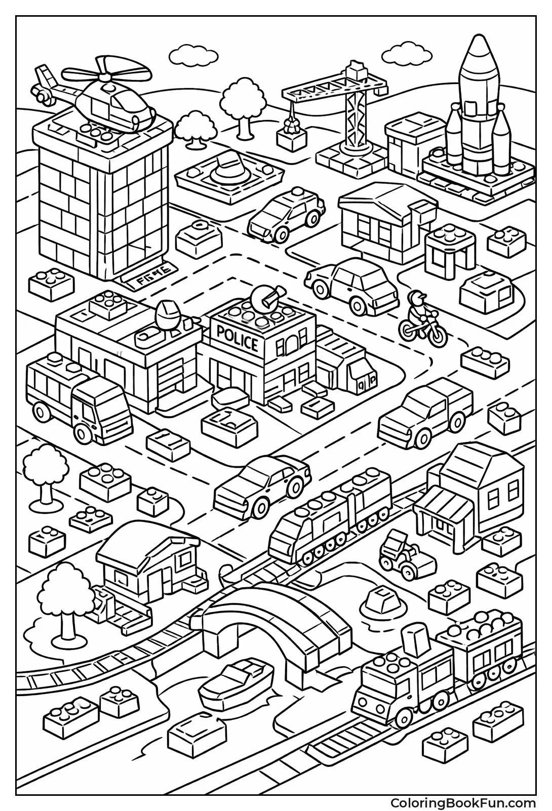 Bird's Eye City View