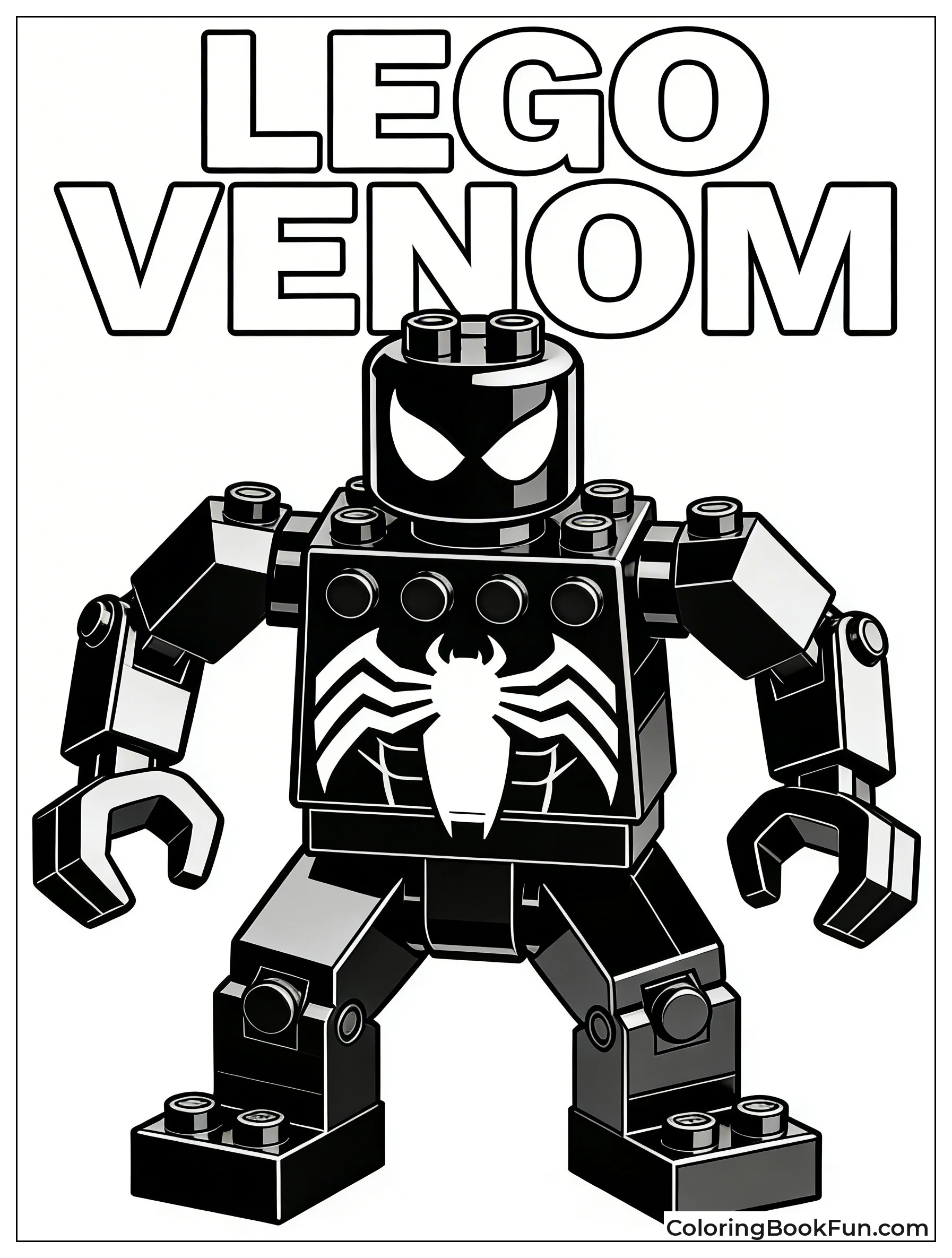 Blocky Lego Venom Poses