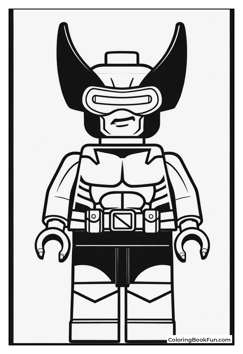 Lego Wolverine and Cyclops Heroes